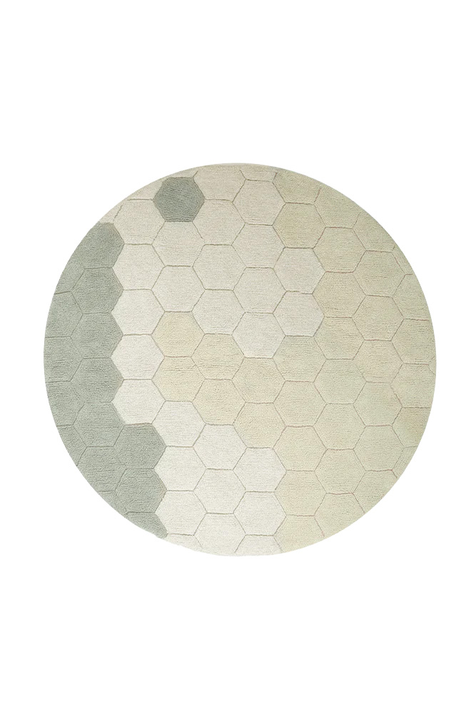 Dywan Plaster Miodu Okrągły Szałwiowy - obrazek 5
